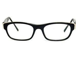 Calvin Klein Collection Eyeglasses Womens Brown Tortoise Rectangle Frame H18960
